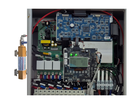 좁은 배전반 틈새 Tube Fire 자동소화장치